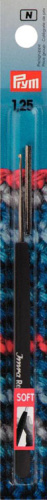 Крючок для вязания с ручкой с защитным колпачком 1.25 мм Prym 175622