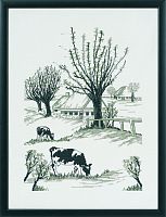 Набор для вышивания Коровы - 70-1109