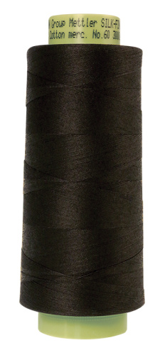 Фото нить для машинного квилтинга silk-finish cotton 60 2743 м цвет 4000 на сайте ArtPins.ru