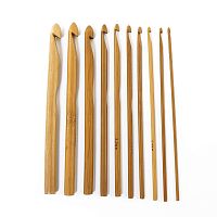 Набор крючков, вязальных, бамбук, Hemline, 15 см