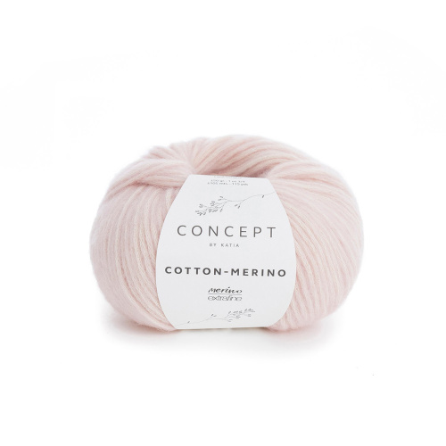 Пряжа Cotton-Merino 70% хлопок 30% мериносовая шерсть 50 г 105 м KATIA 929.103 фото