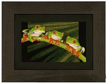 Набор для вышивания Красноглазые древесные лягушки VERVACO PN-0146866