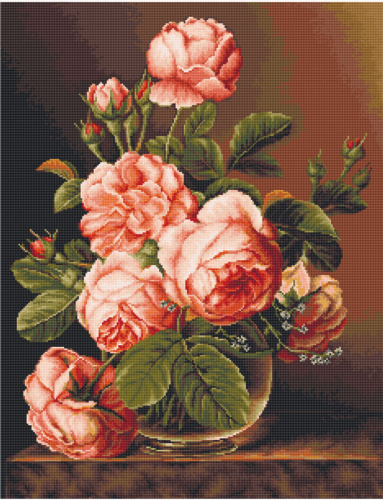 Набор для вышивания Розы в вазе - G488 смотреть фото