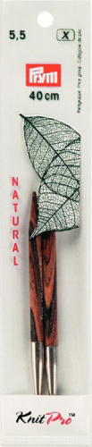 Спицы съемные NATURAL 5.5 мм для длины лески 40 см Prym 223355