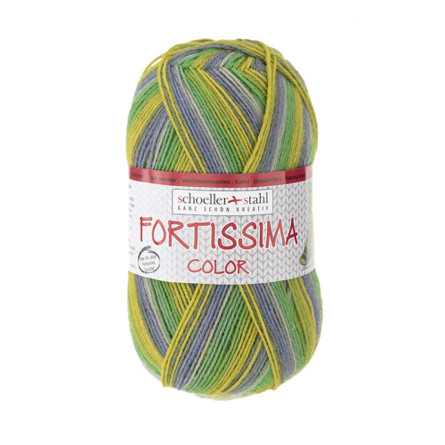 Пряжа Fortissima Socka 4-fach color 75% шерсть 25% полиамид 420 м 100 г Austermann 90028-2429 фото