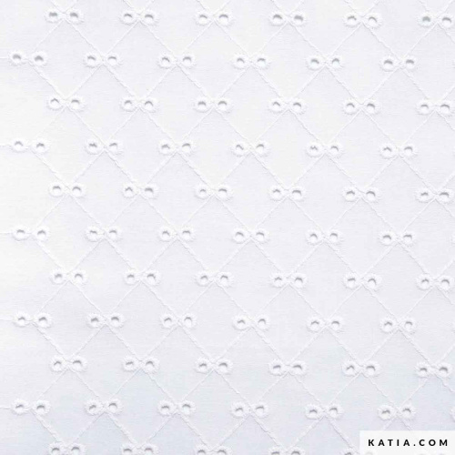 Фото ткань diamond emroidery white 100% хлопок 140 см 100 г м2 katia 2070.1 на сайте ArtPins.ru
