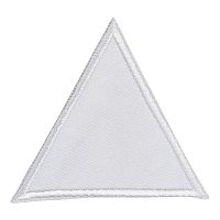 Термоаппликация Треугольник белый большой  HKM 39471