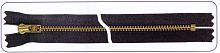 Молния Джинс, неразъемная YKK тип 3 (10 см) латунь 078
