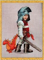 Набор для вышивания Chevalier & Doudou (Рыцарь и дракон) NIMUE