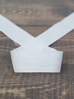 Тесьма киперная SAFISA, 25 мм, 25 м, цвет 02, белый