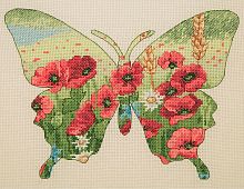Набор для вышивания Maia Butterfly Silhouette 20*26 см MEZ 5678000-05044