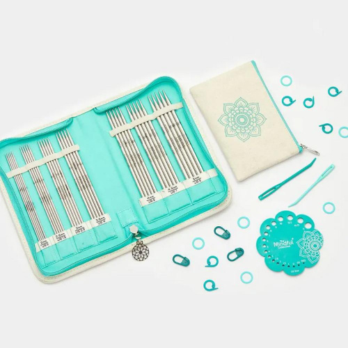Подарочный набор чулочных спиц Mindful Gracious 15 см KnitPro 36332