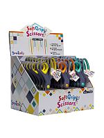 Ножницы для хобби с мягкими ручками, 17 см, в прикассовом стенде