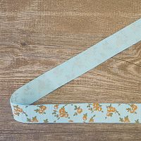 Лента репсовая на картонной катушке "Розочки"