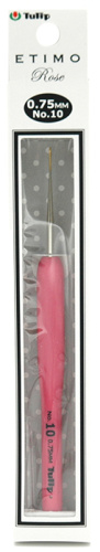 Крючок для вязания с ручкой ETIMO Rose 0.75 мм Tulip TEL-10e