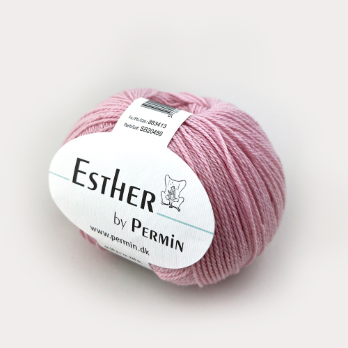 Пряжа Esther 50% шерсть 50% хлопок 50 г 230 м Permin 883400.883413 фото Пряжа Esther 50% шерсть 50% хлопок 50 г 230 м Permin 883400.883413 фото