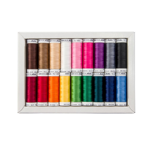 Фото набор с нитками poly sheen в подарочной упаковке 18 катушек amann group ps18-kit на сайте ArtPins.ru фото 3