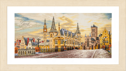 Набор для вышивания Cityview of Ghent  LANARTE PN-0205236 смотреть фото