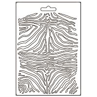 Форма для мягких моделирующих паст Savana zebra pattern  STAMPERIA K3PTA5617
