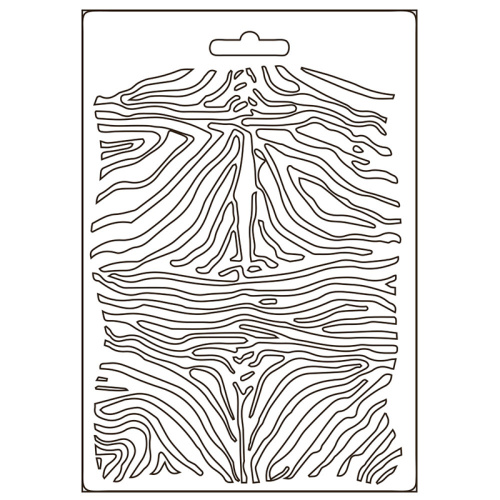 Форма для мягких моделирующих паст Savana zebra pattern  STAMPERIA K3PTA5617 фото