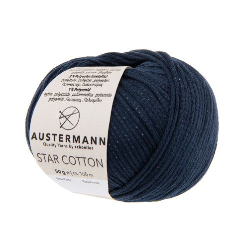 Пряжа Star Cotton 97% хлопок 2% полиэстер 1% полиамид 50 г 160 м Austermann 90325-0004 фото