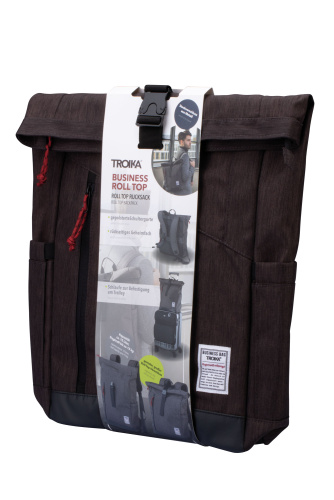 Купить рюкзак troika с откидным верхом с металлической пряжкой bbg51/gy фото фото 7