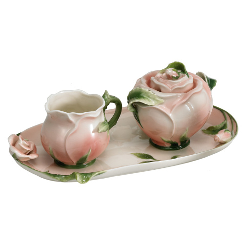 Купить набор чайный роза  fiebiger floristik gmbh 964944-050 фото