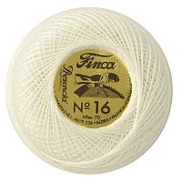 Мулине Finca Perle Жемчужное  №16 однотонный цвет 0001