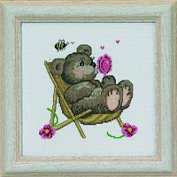 Набор для вышивания Медвежонок на стуле