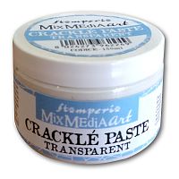 Паста прозрачная для создания трещин моно-компонент Crackle Paste серия Mix Media