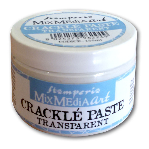 Паста прозрачная для создания трещин моно-компонент Crackle Paste серия Mix Media фото