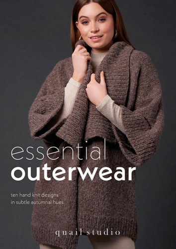 Книга Rowan Essential Outerwear дизайнер Quail Studio 10 моделей 9781916244573