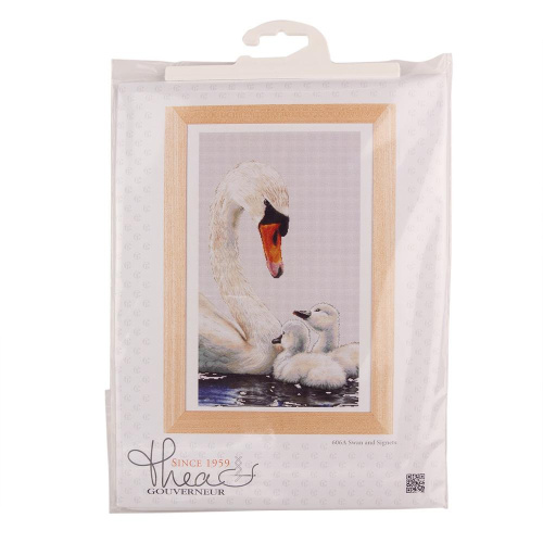 Набор для вышивания Лебедь лён 32 ct THEA GOUVERNEUR 606 смотреть фото