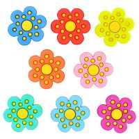 Пуговицы декоративные Polka Dot Flowers 1177283