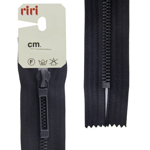 Купить Молнии riri звено BI слайдер STAB неразъёмная карманная 6 мм 18 см цвет 2110 черный фото
