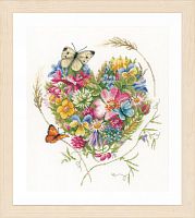 Набор для вышивания A heart of flowers