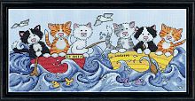 Набор для вышивания Морские котятки DESIGN WORKS 2858