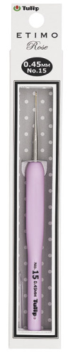 Крючок для вязания с ручкой ETIMO Rose 0.45 мм Tulip TEL-15e