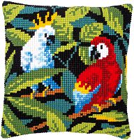 Набор для вышивания подушки Птицы тропиков  VERVACO PN-0186881