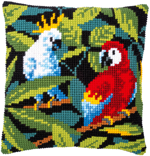 Набор для вышивания подушки Птицы тропиков  VERVACO PN-0186881 смотреть фото
