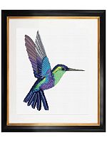 Набор для вышивания Колибри канва лен 32 ct 31 х 36 см THEA GOUVERNEUR 616+658936+