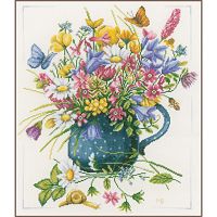 Набор для вышивания "Flowers in Vase" 