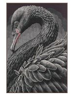 Набор для вышивания "Black swan"  