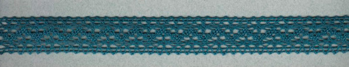 Фото мерсеризованное хлопковое кружево  состав: 100% хлопок  ширина 20 мм  намотка 30 м  цвет джинсово-синий - 3037/89 на сайте ArtPins.ru