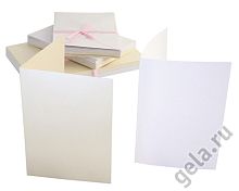 Набор заготовок для открыток с конвертами формат А6 50 шт. = ANT1511011