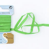 Лента для вышивания 4 мм 5 м цвет 62 майская зелень Safisa P111-4мм-62