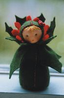 Набор для шитья вальдорфской куклы Маленькая Пуансетия De Witte Engel A36200
