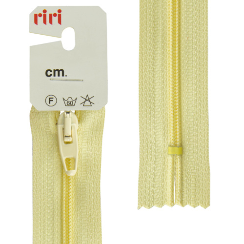 Купить Молния Meras спираль неразъёмная 4 мм 18 см цвет 2308 пастельно желтый фото