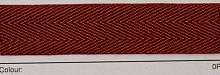 Тесьма киперная 20 мм цвет бордовый Iemesa S005/OP