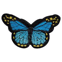 Термоаппликация Большая голубая бабочка  HKM 39254